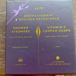 Shower steamers and loofah soaps
